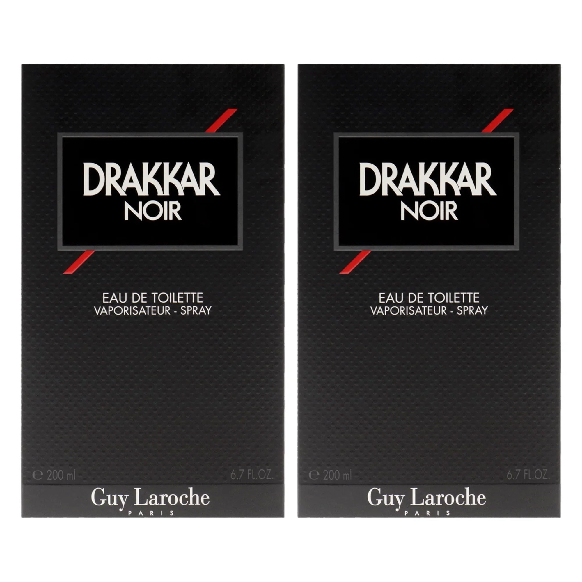 Drakkar Noir by Guy Laroche Eau De Toilette Spray 3.4 oz (2-Pack)