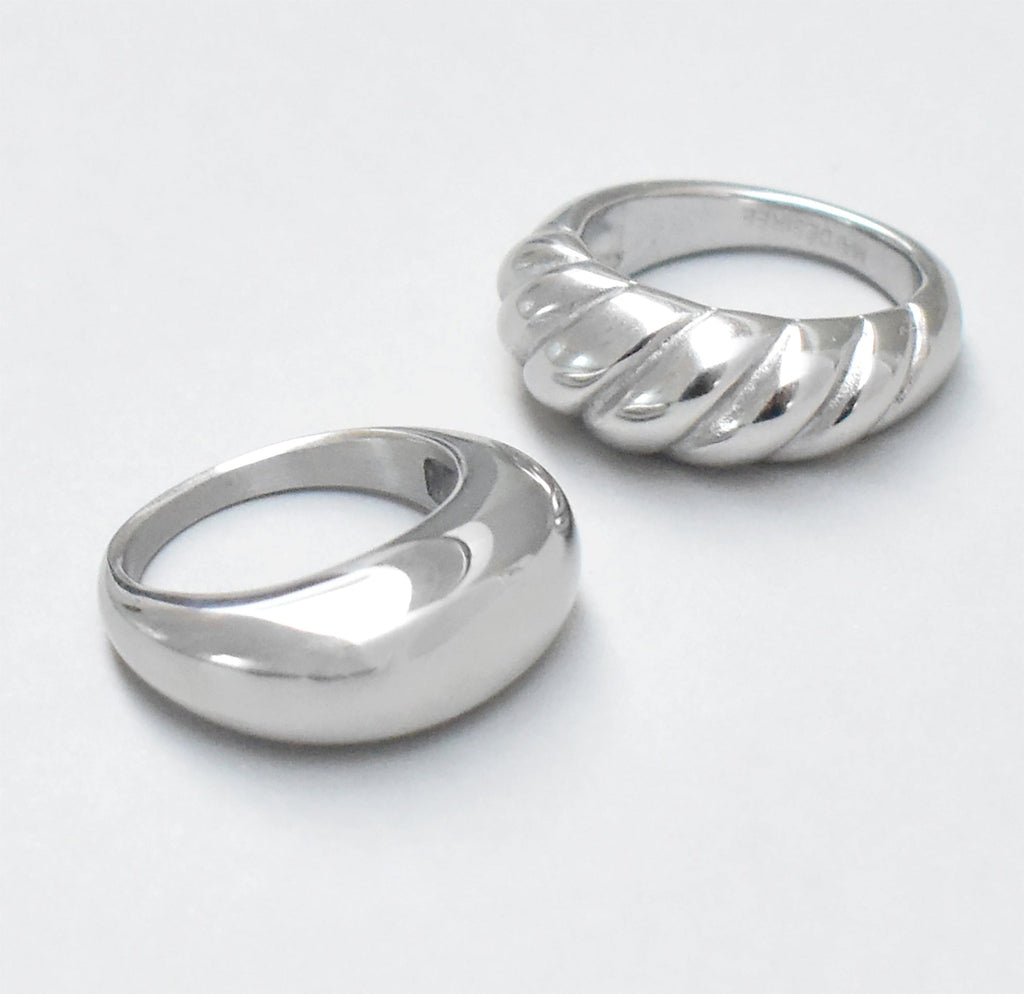 MARGAUX SILVER CROISSANT RING
